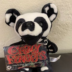 Grateful Dead Bear Crazy Fingers. Collection, New.